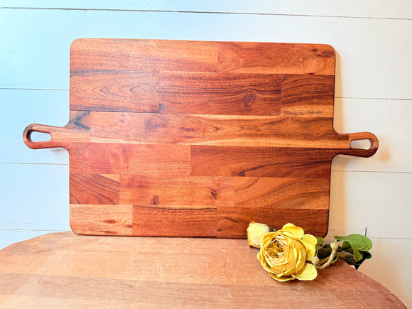 XXL GORGEOUS WOOD VINTAGE CUTTING BOARD