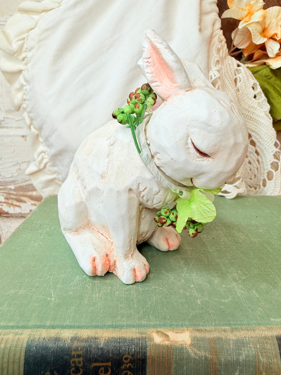 VINTAGE ORNATE BUNNY RABBIT STATUETTE