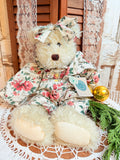 BOYDS BEARS VINTAGE ADORABLE FLORAL PLUSH
