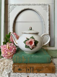 FLORAL ORNATE VINTAGE TEAPOT