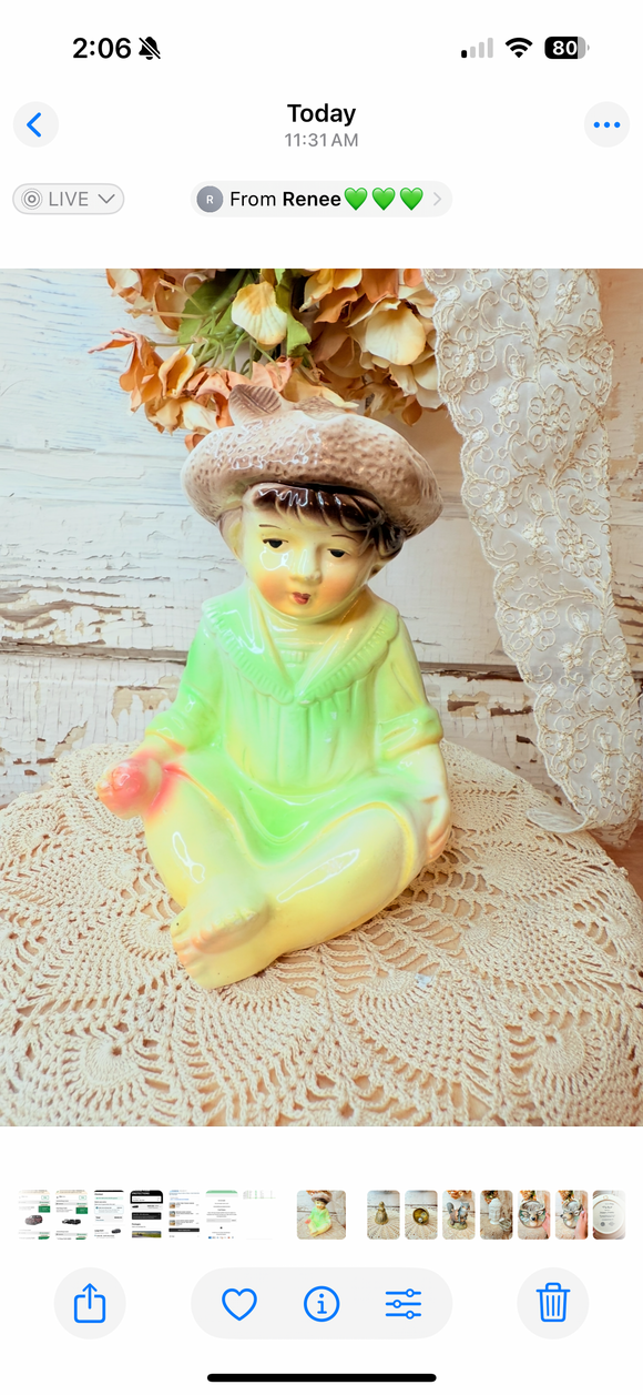 VINTAGE PORCELAIN PIANO BOY FIGURINE