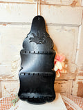 VINTAGE BLACK WHEAT SILVERWARE HOLDER WALL DECOR