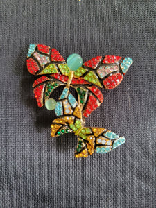 BUTTERFLIES SPARKLE BROOCH