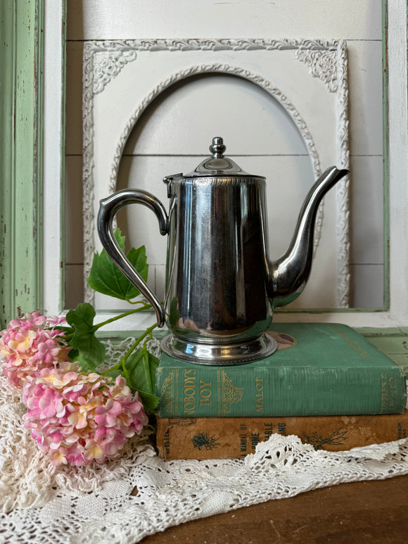 JAPAN VINTAGE STAINLESS TEA KETTLE