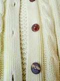 VINTAGE HANDMADE GORGEOUS KNIT CARDIGAN ~ M/L