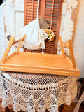 VINTAGE WOOD FOLDING LAP TRAY