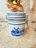 VINTAGE DELFT LARGE CANISTER