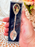 SILVER PLATED PRINCE WILLIAM AND KATE SPOON