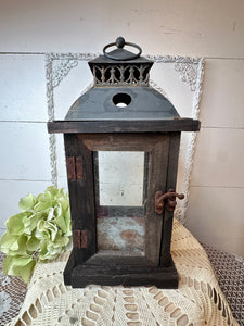 PERFECTLY PATINAD VINTAGE LANTERN - 2 AVAILABLE