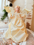 VINTAGE LIT GORGEOUS ANGEL DECOR