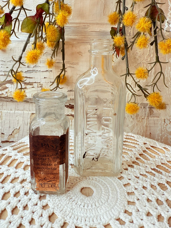 ANTIQUE SET OF MEDICINE BOTTLES #2