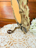 ANTIQUE 1920S BRASS OVAL RARE ROCOCO VICTORIAN FRAME