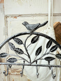 VINTAGE METAL BIRD JEWELRY HOLDER