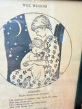 VINTAGE FRAMED LULLABY ART