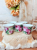 SET OF 5 LIMOGES CUPS WITH HANDLES