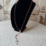 VINTAGE ROSARY - HOLO RED