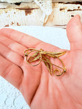 VINTAGE LEAF BROOCH PIN