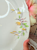 VINTAGE FLOWER LARGE OVAL PLATTER