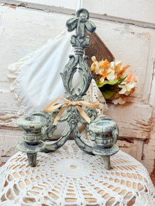 VINTAGE DISTRESSED SYROCO WALL SCONCE