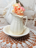ANTIQUE IRONSTONE PITCHER (NO BASIN)