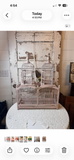 ANTIQUE VICTORIAN TWO TIERED LARGE BIRDCAGE