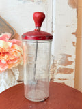 VINTAGE HAZEL ATLAS PICKLE JAR FRUIT MASHER