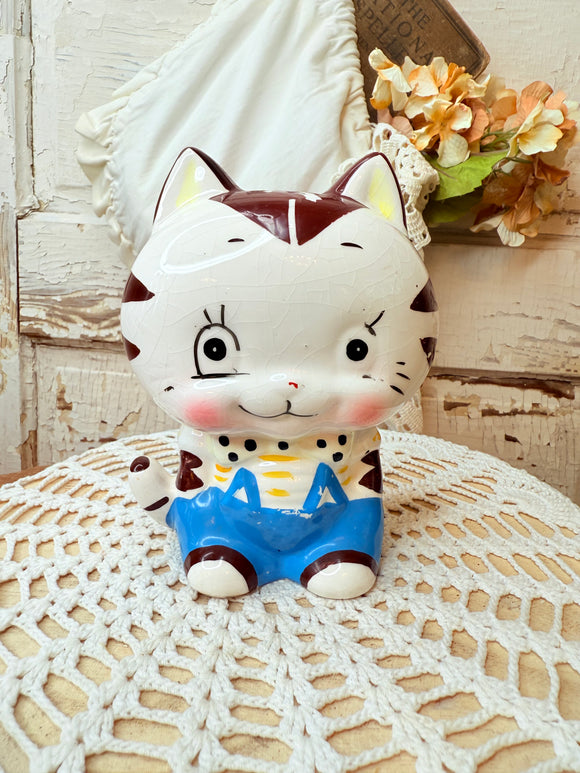 VINTAGE JAPAN KITTY BANK