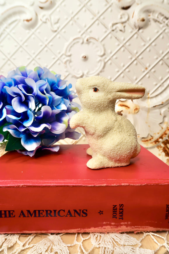 BUNNY HUGGING VINTAGE STATUETTE