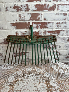 PERFECTLY PATINAD ANTIQUE RAKE - 2 AVAILABLE