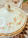 VINTAGE POPE GOSSER COVERED VEGETABLE DISH