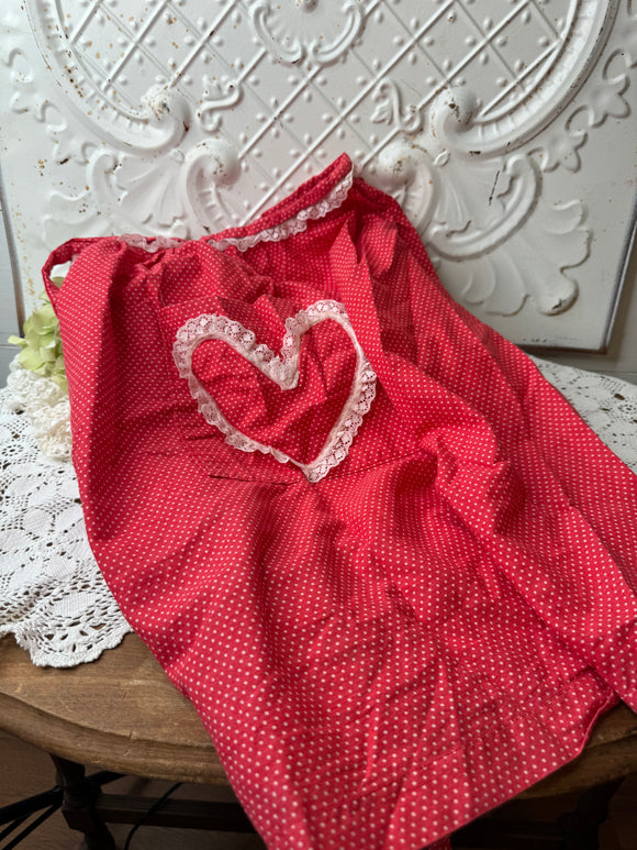 HANDMADE HEART APRON