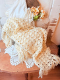 Vintage handmade shawl ￼