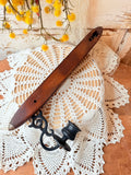 WEAVING LOOM VINTAGE CANDLE SCONCE