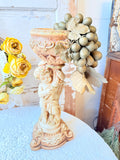 VINTAGE CHERUB ANTIQUE RARE PLANTER DECOR - 2 AVAILABLE