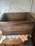 LARGE ANTIQUE WOOD BOX #1