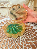 VINTAGE RESIN SEASHELL BOX