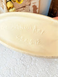 VINTAGE HULL DOUBLE CORNUCOPIA VASE DECOR