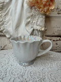 LARGE VINTAGE MARKED LUSTERWARE PEARL MUG