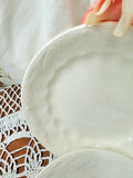 VINTAGE SET OF 4 IRONSTONE LUNCH PLATES