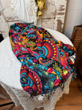 VINTAGE UNIQUE INDONESIAN FABRIC BLANKET