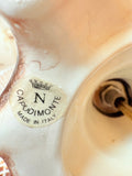 CAPODIMONTE VINTAGE ROSE LAMP - 2 AVAILABLE