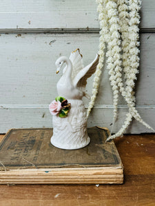 VINTAGE SWAN BELL STATUETTE