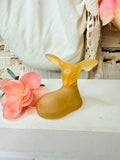 VINTAGE FROSTED GLASS DEER PERFUME BOTTLE