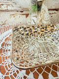 VINTAGE ORNATE SILVER BASKET
