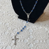 VINTAGE ROSARY - BLUE