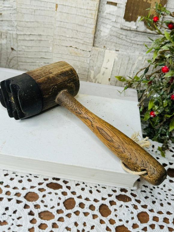 ANTIQUE PRIMITIVE MEAT TENDERIZER