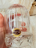 VINTAGE HOFBAUER CRYSTAL ETCHED CLOCHE DECOR
