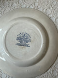 VINTAGE ENGLAND PHEASANTS BLUE TRANSFER WARE PLATE