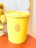 VINTAGE RETRO SUNBURST XL TUPPERWARE CANISTER