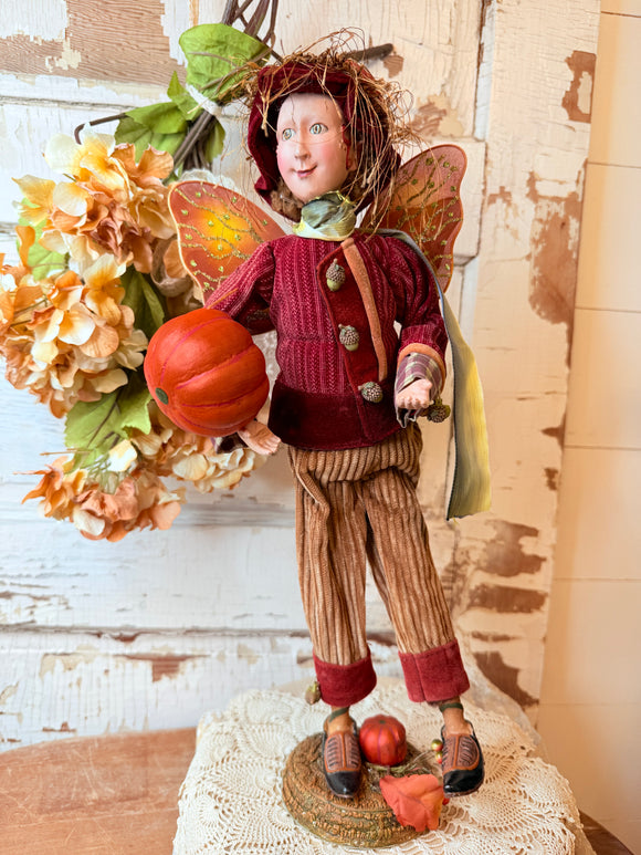 VINTAGE FAIRY AUTUMN SCARECROW #1